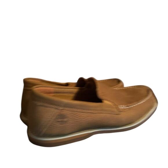 Timberland Tan Leather Ortholite Slip On Loafers Men's Size 9.5 - Picture 3 of 7